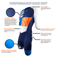 PERFORMANCE Race Suit Long or Short-sleeved