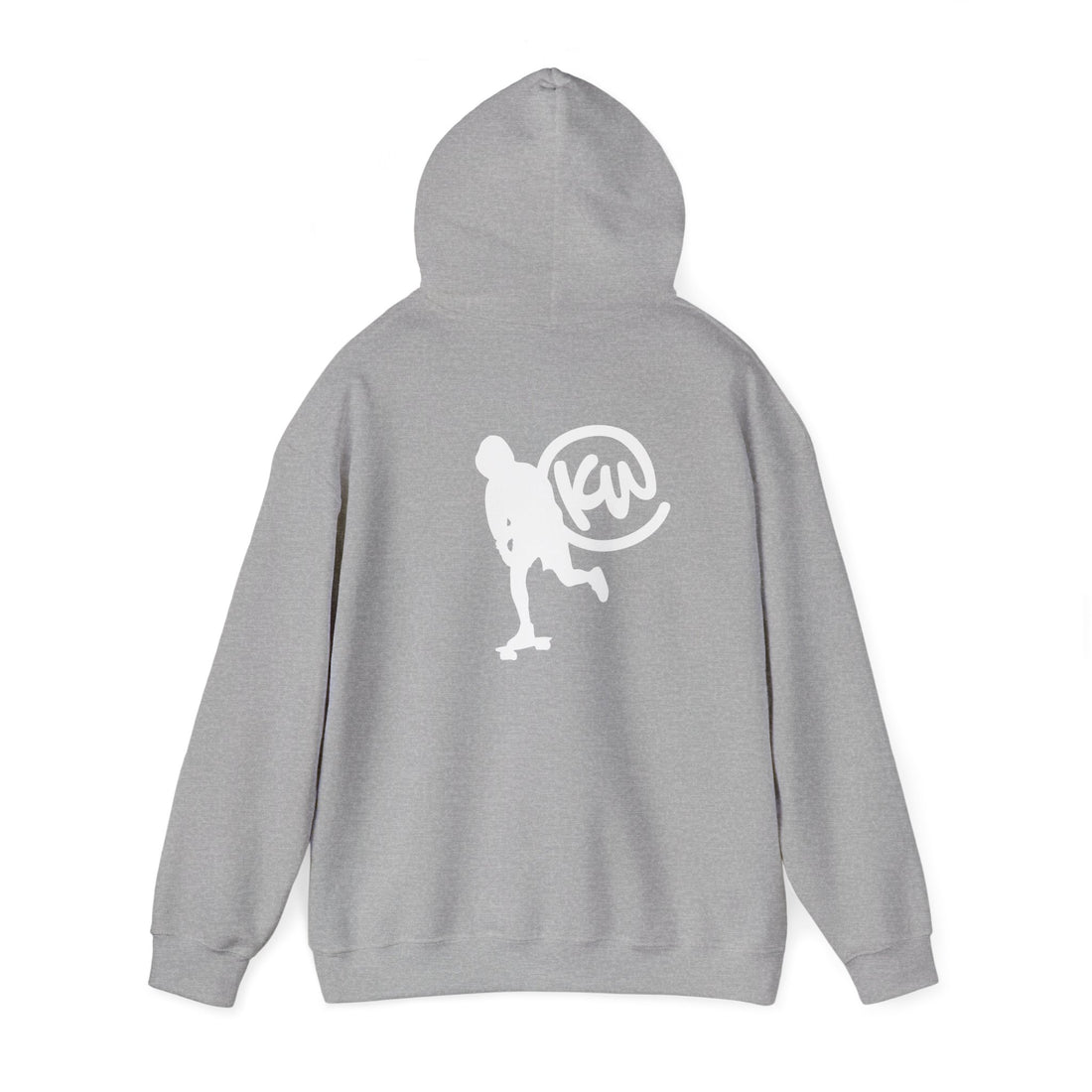 Grey Pullover Unisex Hoodie – KW Push