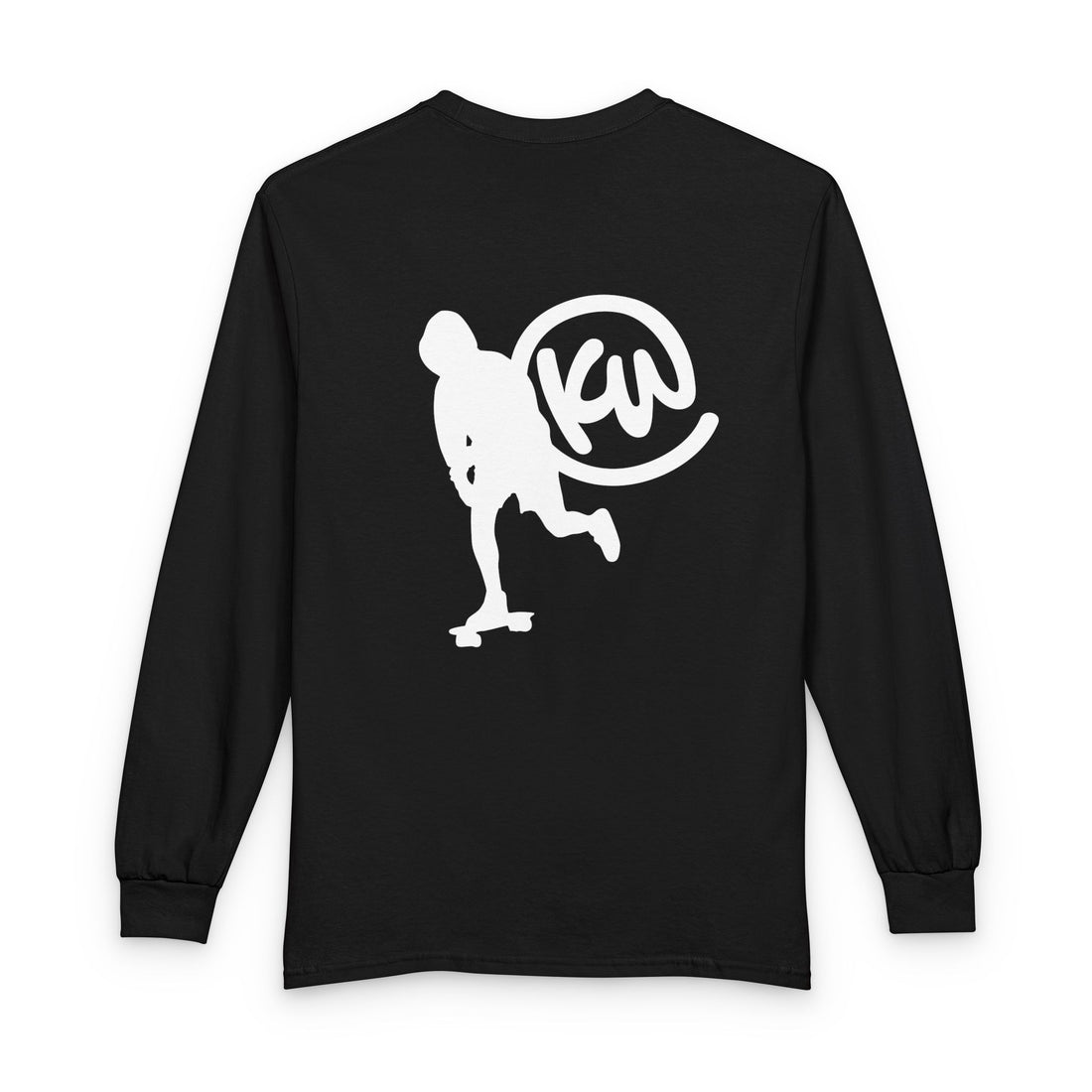 KW Skate Push Black Unisex Long Sleeve T-Shirt