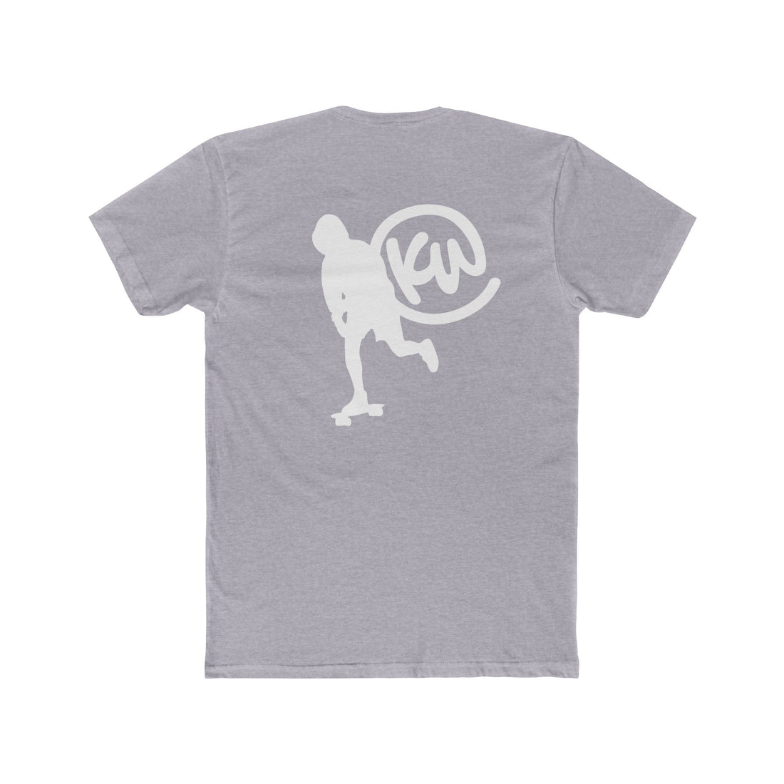KW Skate Push Cotton Unisex T-Shirt - Grey