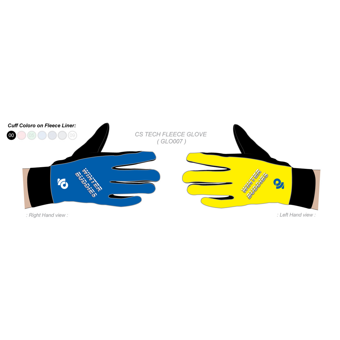 CS TechFleece Glove / Gloves Fleece Liner