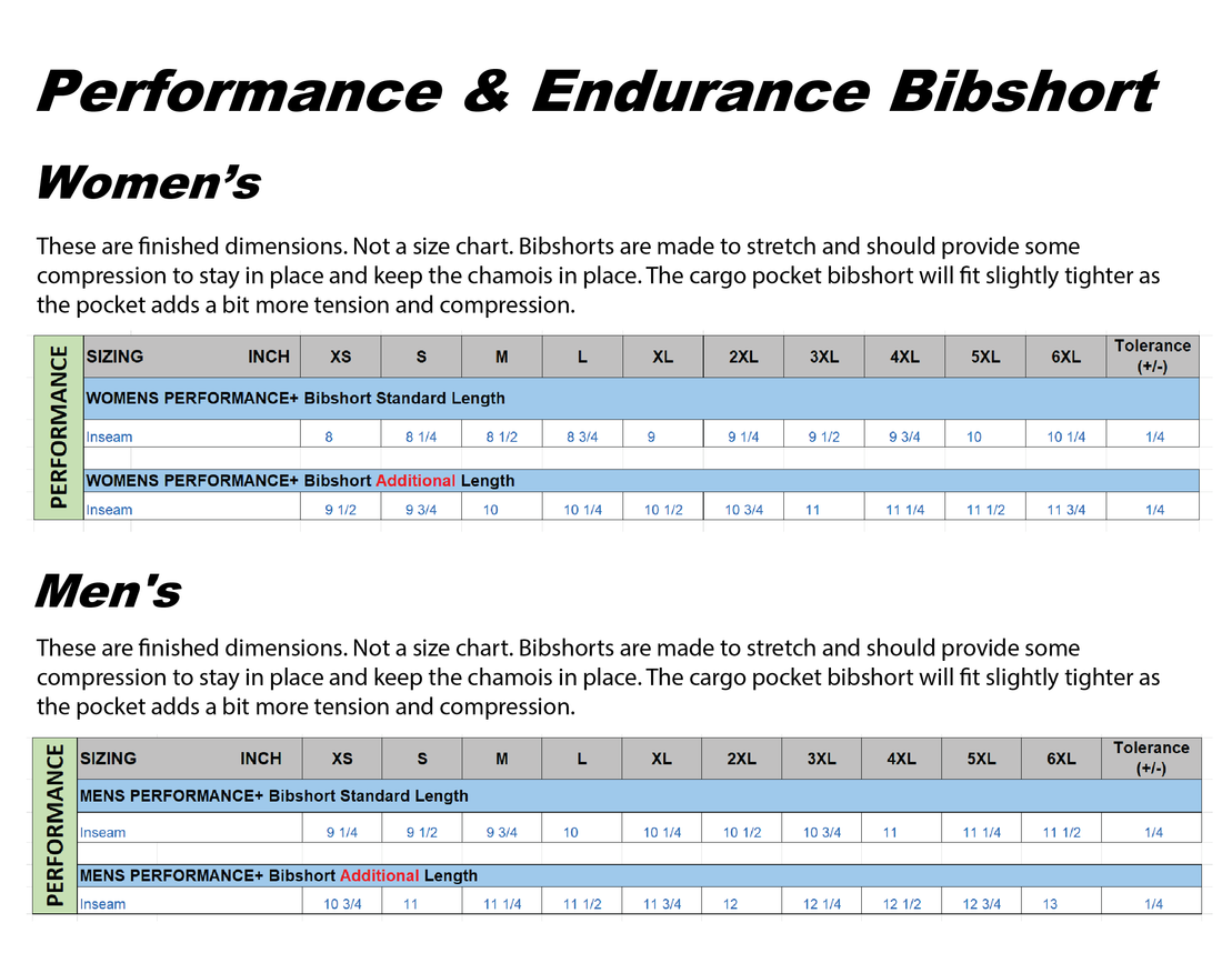 PERFORMANCE Endurance (Cargo) Bib Shorts