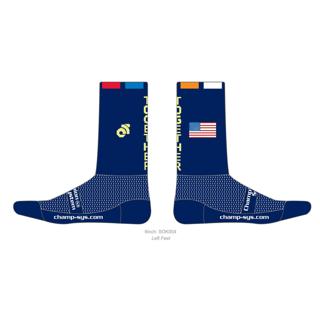 TOGETHER Knit Socks (Super Cuff 6")