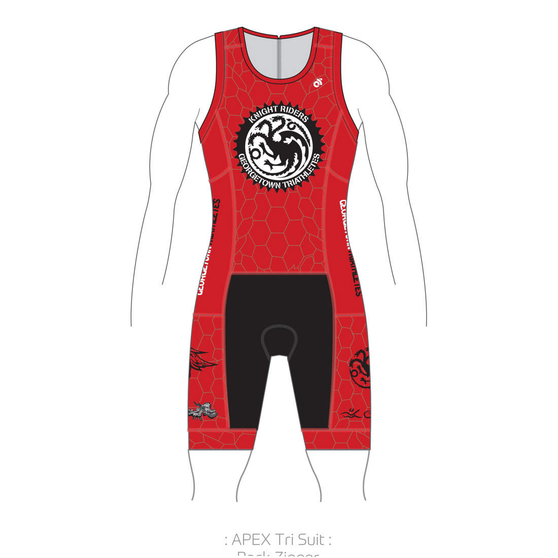APEX Tri Suit with Tri Chamois